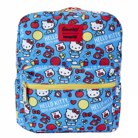 Hello Kitty 50th Anniversary Square Mini Backpack By Loungefly